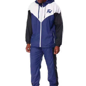 Vêtements de sport actifs pour hommes, coupe-vent, ensemble de jogging, veste à séchage rapide et pantalon de jogging pour l'exercice quotidien - Product Image 3