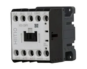 Contactor AC IEC certificado CE/CCC/CB, contactor magnético 12A, 690V, contacto auxiliar 1NO/NC, contacto principal tipo 2 NO + 2 NC/4NO