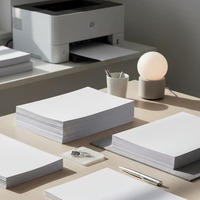 Papel A4 de Oficina de Alta Calidad, 80 GSM, Papel de Impresión Premium para Uso Comercial, Disponible a un Precio Razonable