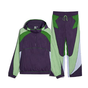 Custom Printing Men Casual Tracksuits Windproof Eco-Friendly Breathable Midweight <b>Nylon</b> Drawstring Closure Streetwear <b>Jogger</b> - Product Image 1