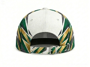 Casquette de baseball en velours côtelé blanc de qualité supérieure, logo brodé 3D personnalisé, 6 panneaux, fermeture à pression réglable, unisexe, chapeau décontracté pour l'extérieur - Product Image 2