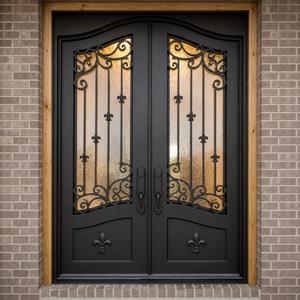 Portes d'entrée en fer forgé de luxe : Designs en fer artisanaux personnalisés pour des maisons élégantes avec une sécurité supérieure - Product Image 3