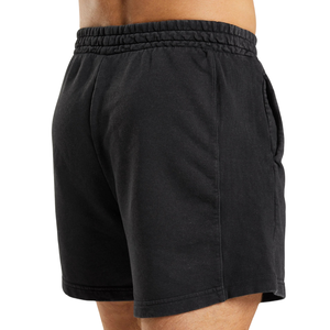 Pantalones Cortos Deportivos para Hombre, Corte Regular de 5 Pulgadas, Estilo Vintage, para Gimnasio, Entrenamiento, Fitness, Color Negro - Product Image 4