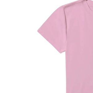 Camiseta Corta para Mujer en Color Rosa Flor de Cerezo, Algodón Suave, Corte Ajustado, Manga Corta, Estilo Casual, Básica - Product Image 5
