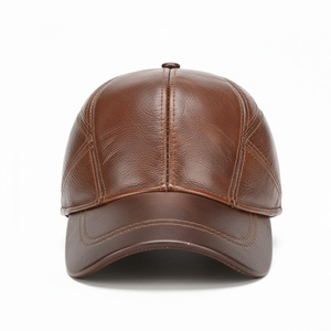 Casquette de baseball en daim marron personnalisée, casquette de sport en daim de qualité supérieure avec design à 6 panneaux, casquette ajustable de style papa - Product Image 1