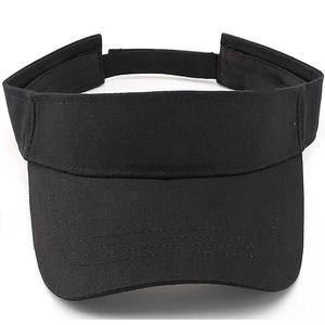 Casquette de sport unisexe noire réglable, respirante, pour l'été, idéale pour les activités de plein air - Product Image 1