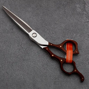 Premium <b>Mirror</b> Polished Professional Barber Shears-<b>Lightweight</b> Medium Handle Haircut Stainless Steel Rust-Free Finish Reasonable - Product Image 5