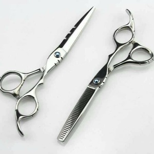 Hot Selling Stainless Steel <b>Barber</b> salon Shear & Hair Cutting Scissor Beauty Type Thinning Scissors <b>set</b> kit - Product Image 4