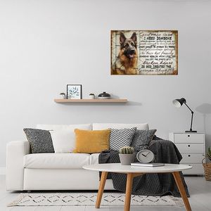 CIFbuy Targa in Metallo Vintage con Motivo Pastore Tedesco per Decorazione Murale, Ideale per Soggiorno e Man Cave (Servizio di Selezione Disponibile) - Product Image 5