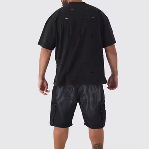 T-shirt Homme 2026 en Coton/Bambou, Grande Taille, Couleurs Variées, Style Vintage Délavé et Vieilli, Vente en Gros Fabricant - Product Image 6