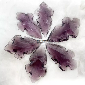 Vente en gros pas cher prix d'usine cristaux pierre de guérison meilleure vente acajou obsidienne silex pointes de flèches indiennes faites à la main - Product Image 5