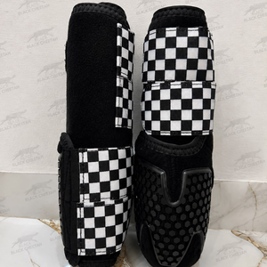 Botas Deportivas para Caballos, Botas de Inyección para Caballos, Paquete de 4, Accesorios Premium para Caballos de Exterior, Protector de Patas, Botas de Neopreno para Tendones de Caballo - Product Image 1