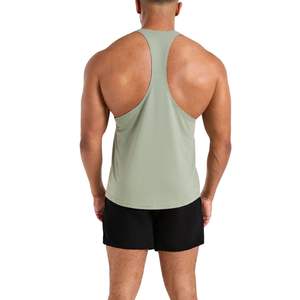 Camiseta sin Mangas Personalizada al por Mayor, Ecológica, Transpirable, Anti-UV, de Secado Rápido para Hombre, Color Personalizado, Estilo Urbano, para Gimnasio - Product Image 4