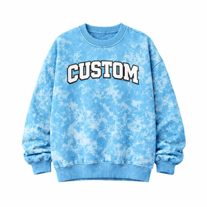 Unisex Custom Printed Acid Washed <b>Sweatshirt</b> Oversized Fit Crewneck Pullover Premium Quality Streetwear Apparel Bulk Supplier - Product Image 1