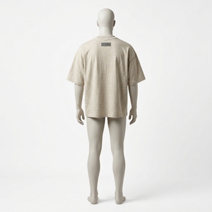 Camiseta Oversize Crema para Hombre Estilo <span class=keywords><strong>Bape</strong></span>, Ropa para Hombre, Camisetas para Hombre, Proveedor Mayorista, <span class=keywords><strong>Precio</strong></span> Bajo - Product Image 4