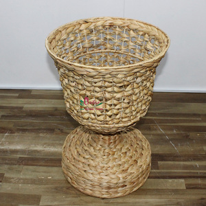 Artex Dong Thap Fábrica Trenzado Ratán Jarrón Vintage Rústico Decorativo Floreros para Casa de Campo Sala de estar y Boda Centros de Mesa - Product Image 3