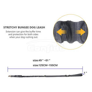 Laisse légère pour animaux de compagnie avec poignée souple, matériau durable et conception anti-emmêlement pour les promenades quotidiennes et les séances d'entraînement - Product Image 2