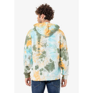 Fabricante de Ropa Urbana Americana de Invierno de Alta Calidad, 420 GSM, Algodón Grueso, Estilo Oversize, Teñido con Técnica Tie-Dye, Logotipo Personalizado, Transpirable - Product Image 6