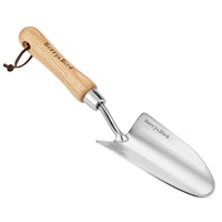 Outils de bordage en fonte avec manche en bois pour accessoires de jardin - Design moderne pour le jardinage, le camping et les loisirs