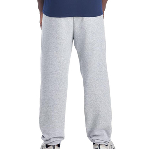 Custom Baggy Loose Streetwear Men's Cotton Breathable Fleece DTG Sticker Drawstring Mid Waist <b>Trouser</b> <b>Jogger</b> Sweat Flared Pant - Product Image 6