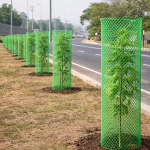 Protection d'arbres en HDPE |   Filet de protection des arbres industriel stabilisé aux UV |   Filet de protection léger et durable pour jeunes plants d'extérieur - Product Image 3