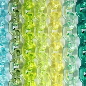 Chaînes en résine acrylique de haute qualité, couleur personnalisée, accessoires pour sacs, par Afza Enterprises - Product Image 1