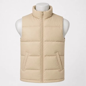 Chaleco Acolchado Casual de Invierno para Hombre ASHAZ IMPEX, Impermeable, sin Mangas, con Logotipo Personalizado, Transpirable, Cálido y Ligero, de Lona - Product Image 1