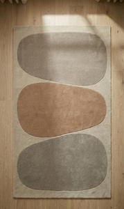 Alfombra Moderna Abstracta con Diseño Tufted Antideslizante, Sensación de Lana Suave y Lujosa, Estilo Beige en Tonos Tierra para una Decoración Estética del Hogar - Product Image 4