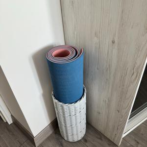 Handmade Rattan Yoga Mat <b>Storage</b> <b>Basket</b> Eco Friendly <b>Wicker</b> <b>Storage</b> Tube for Home Gym Fitness Studio Equipment Organizer - Product Image 5