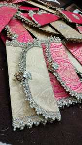 Wedding Shagun <b>Envelopes</b> for Cash <b>Gifts</b>, Designer Handmade Money <b>Gift</b> Covers for Traditional Wedding Gifting - Product Image 5
