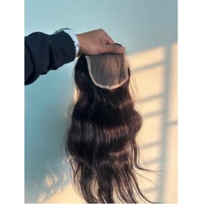 Perruque frontale en cheveux indiens Remy de qualité supérieure, avec ligne de cheveux naturelle, tissage double fait à la machine, pour usage quotidien et coiffure de bureau - Product Image 5