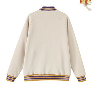 Chaqueta Varsity de Béisbol para Hombre, Gruesa, de 500g, con Recubrimiento, de Buena Calidad, Estilo Color-Block, Ropa Urbana de Invierno, Alpha - Product Image 6