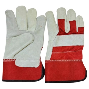 Gants de travail de sécurité industrielle en cuir de vachette pleine fleur, certifiés CE, résistants à la chaleur, anti-coupure, durables, de haute performance - Product Image 5