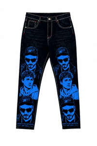 Pantalones de Hombre de Alta Calidad, Personalizados, a la Moda, 100% Algodón SDL, Peso Medio, Estilo Hip Hop, Cintura Alta Elástica, Sólidos, Impermeables, Transpirables y de Secado Rápido - Product Image 2