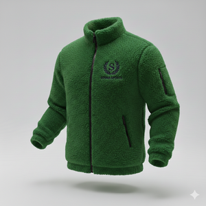 Veste Sherpa à Capuche Respirante et Écologique pour Hommes, Doublure Polaire Épaisse, Impression Numérique Automne, Style Décontracté Streetwear – Vente en Gros - Product Image 6