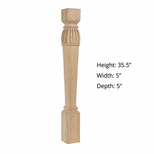 Patas de Madera Maciza de Caucho para Muebles, Diseño Personalizado, Estilo Moderno Minimalista, Resistentes y Fuertes, para Cocina u Hospital - Product Image 2