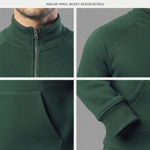 <b>Mens</b> <b>Zip</b> Neck Sweatshirt Athletic Cut Cozy Round Collar Long Sleeve Leisurewear <b>Top</b> Selling Custom Autumn Winter <b>Men's</b> Apparel - Product Image 5