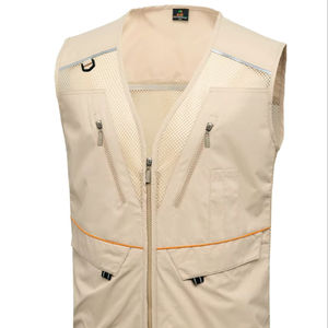 เสื้อกั๊กอเนกประสงค์น้ำหนักเบาสะท้อนแสงโพลีเอสเตอร์แบบสวมใส่สบาย ยี่ห้อ MK-255 ของอินโดนีเซีย รับผลิตแบบ OEM/ODM - Product Image 1