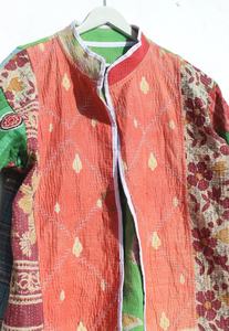 Vintage Kantha Jacket Mujer Patchwork chaqueta Uno de los tipos de chaqueta para las mujeres - Product Image 4