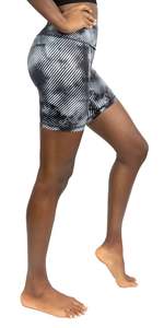 Shorts Deportivos de Cintura Baja con Estampado Floral para Mujer, Transpirables, de Punto, Corte Regular, Cierre con Cordón, Spandex, Algodón, Secado Rápido - Product Image 6