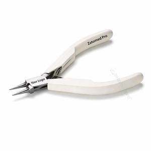 Pince à bec rond à pointe fine en acier inoxydable de haute qualité, outil de précision pour la fabrication de bijoux professionnels, OEM disponible - Product Image 1