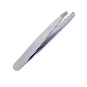 Pince à épiler de précision en acier inoxydable de qualité supérieure à pointe inclinée pour sourcils - Product Image 5