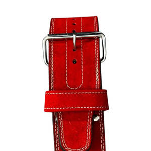 Cinturón Profesional de Powerlifting de 10 mm con Una Sola Hebilla, Soporte para Peso Muerto y Levantamiento de Pesas, Cinturón de Gimnasio de Cuero Vacuno Resistente - Product Image 4