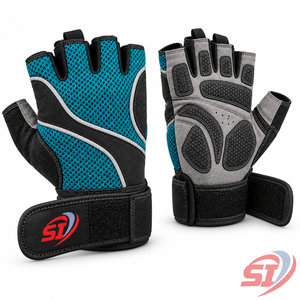<b>Men</b>’s Workout Weightlifting <b>Gloves</b> Custom Breathable Grip Palm Fitness <b>Gloves</b> - Product Image 1