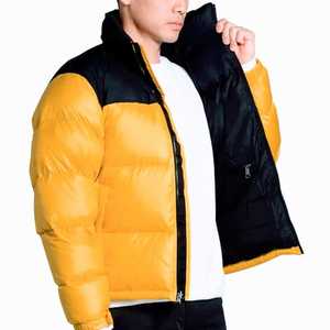 Best Quality Customized Puffer Hoodie and <b>Jacket</b> for Men and Women Stand Collar Winter Season Accessory - Product Image 3