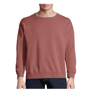 Men's Winter Hoodie Sweatshirt Polyester/Cotton Knitted Fabric Breathable Eco-Friendly Long Sleeve O-Neck <b>Design</b> Front Custom - Product Image 3