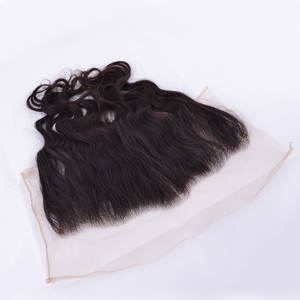 100% Extensions de cheveux REMY lisses naturelles dentelle frontale indienne longue durée avec cuticules alignées cheveux de qualité supérieure - Product Image 3
