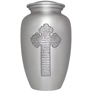 Urna Funeraria de Aluminio Grabada de Lujo para Cenizas de Adultos, Artículos Funerarios al por Mayor - Product Image 1