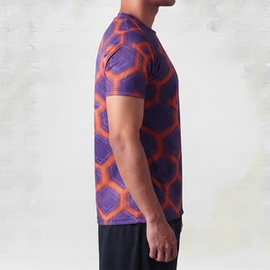 Camiseta ligera de alto rendimiento para hombre, transpirable, personalizada, de ajuste personalizado, estilo urbano. - Product Image 3