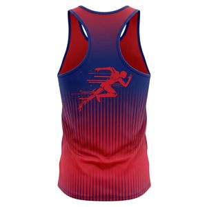 OEM Custom Design Sublimated Crew Neck Athletic Marathon <b>Singlet</b> Sleeveless Breathable Quick Dry Eco-Friendly High Quality - Product Image 3
